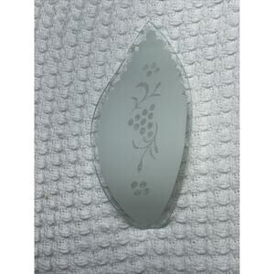 Vintage WHITE Glass Lotus Flower Lamp Petal Shade Replacement Part Repair